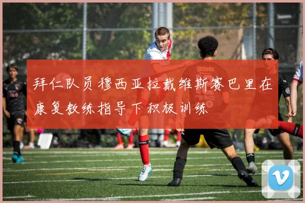 拜仁队员穆西亚拉戴维斯赛巴里在康复教练指导下积极训练